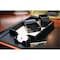 Dacasso Black Bonded Leather 5-Piece Desk Set DF-1402 - alternate 2